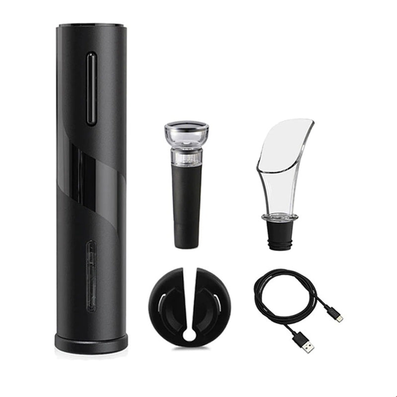 Automatic Bottle Opener for Wine Foil Cutter Electric Wine Jar Opener in Black or Red | Stornfield