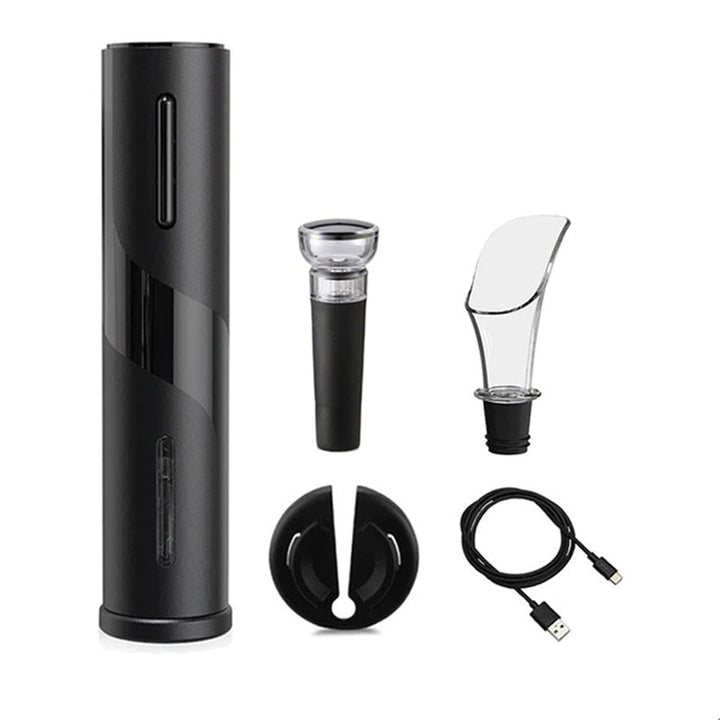 Automatic Bottle Opener for Wine Foil Cutter Electric Wine Jar Opener in Black or Red | Stornfield