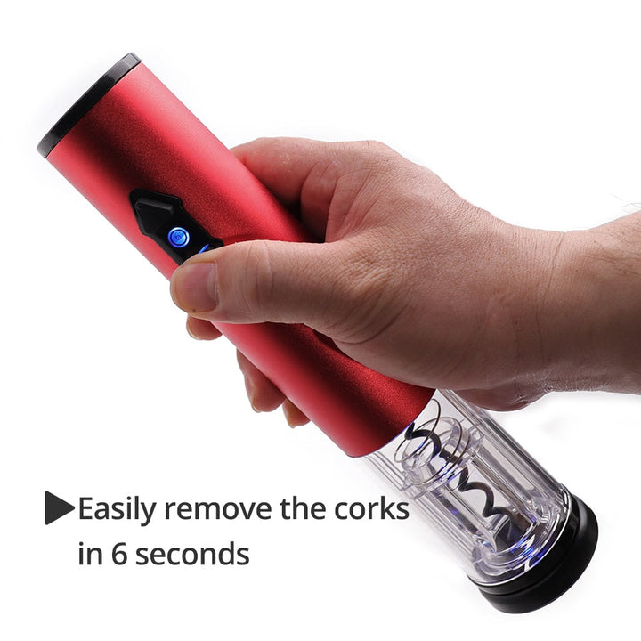 Automatic Electric Wine Bottle Corkscrew Opener with Foil Cutter | Stornfield