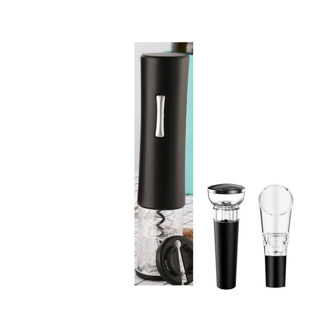 Automatic Electric Wine Bottle Corkscrew Opener with Foil Cutter | Stornfield