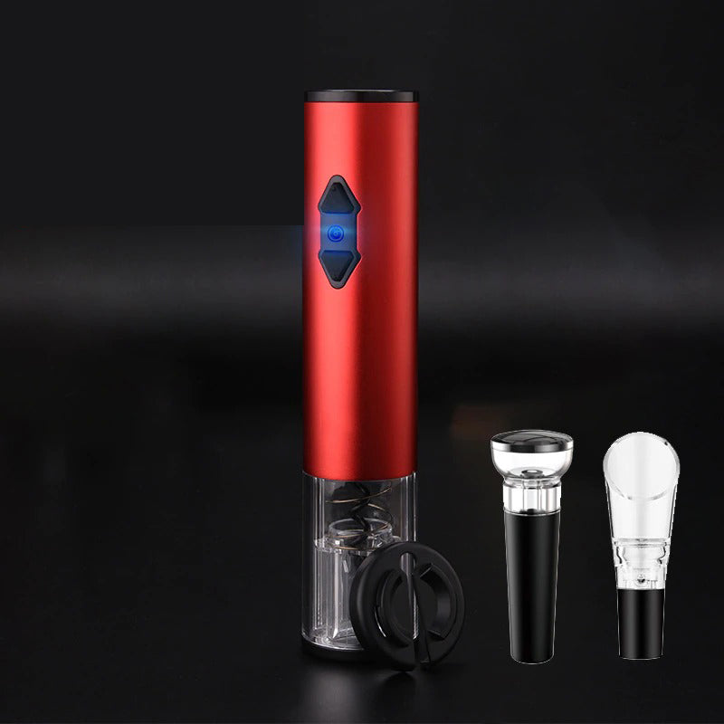 Automatic Electric Wine Bottle Corkscrew Opener with Foil Cutter | Stornfield