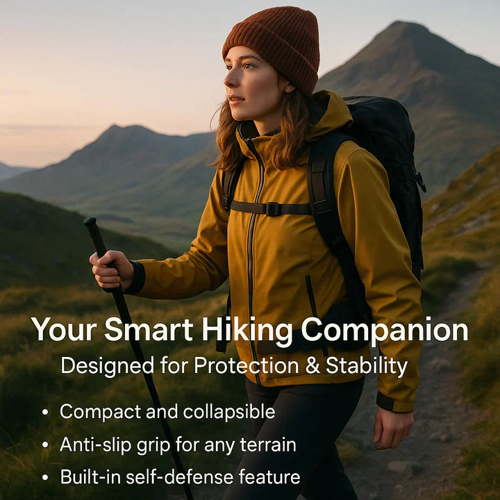 Sturdy Trekking Pole Lightweight Walking Pole with Antiskid Grip | Stornfield