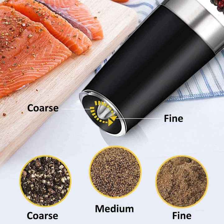 Automatic Spice Grinder Mill Adjustable Grinder with LED Light | Stornfield
