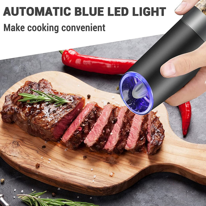 Automatic Spice Grinder Mill Adjustable Grinder with LED Light | Stornfield