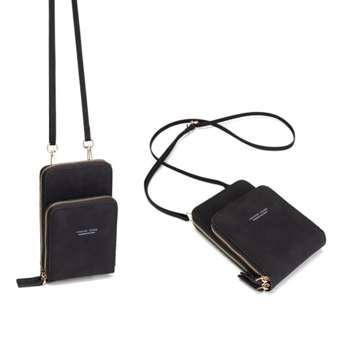 Stornfield | Triple Secure Leather Phone Purse: Elegance Meets Practicality