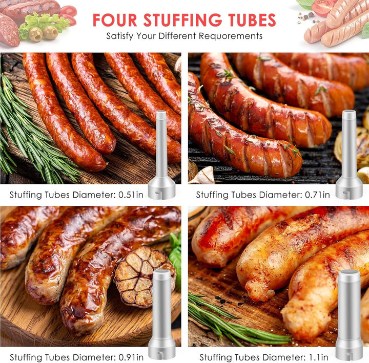 Stornfield | Sausage Stuffer with 4 Filling Tubes of Different Sizes
