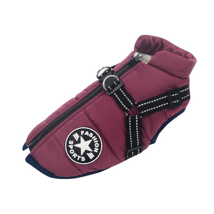 Winter Dog Jacket with Harness | Stornfield