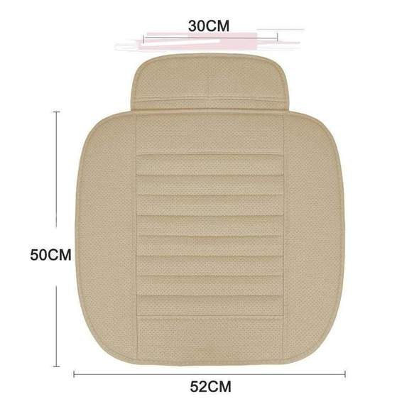 Stornfield | Leather Bamboo Charcoal Car Seat Cushion-Absorbing odor(Four Seasons Universal)