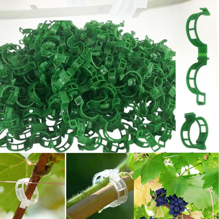 Stornfield | Tomato Clips, Plastic Trellis Clips