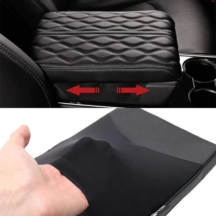 Stornfield | Armrest cushion in leather (Universal style)