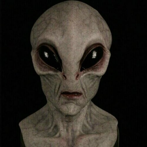 Realistic Alien Mask – Latex and Silicone Halloween Mask for Cosplay and Parties | Stornfield