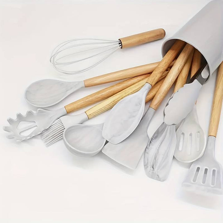 Stornfield | Silicone Cooking Utensil Set – Heat and Scratch Resistant
