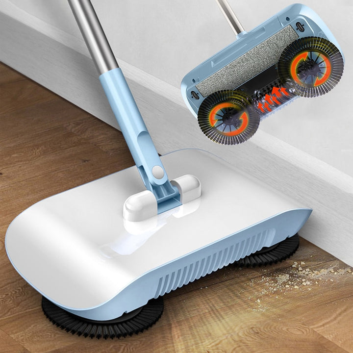 VibraSweep Hand Sweeper & Mop — Effortlessly radiant floors without bending or electrical stress | Stornfield