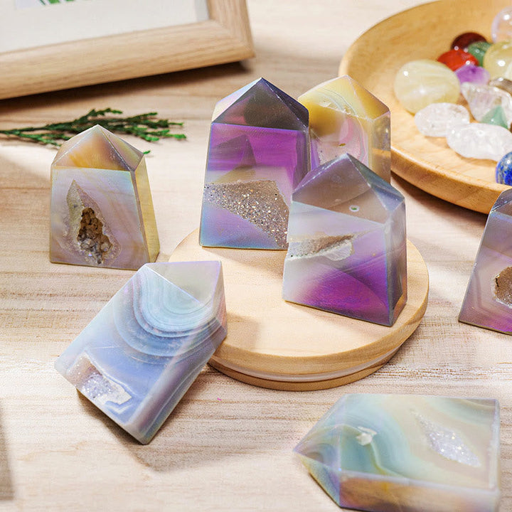 Stornfield | Frendorf Angel Aura Quartz Crystal Wands Gemstone Decor
