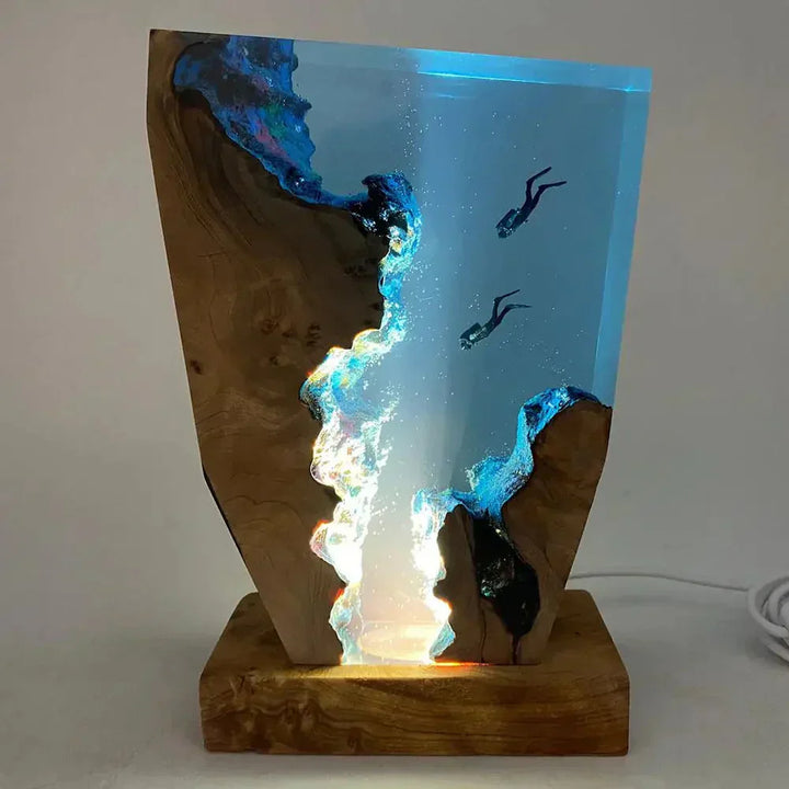 Stornfield | Wave LED Resin Lamp