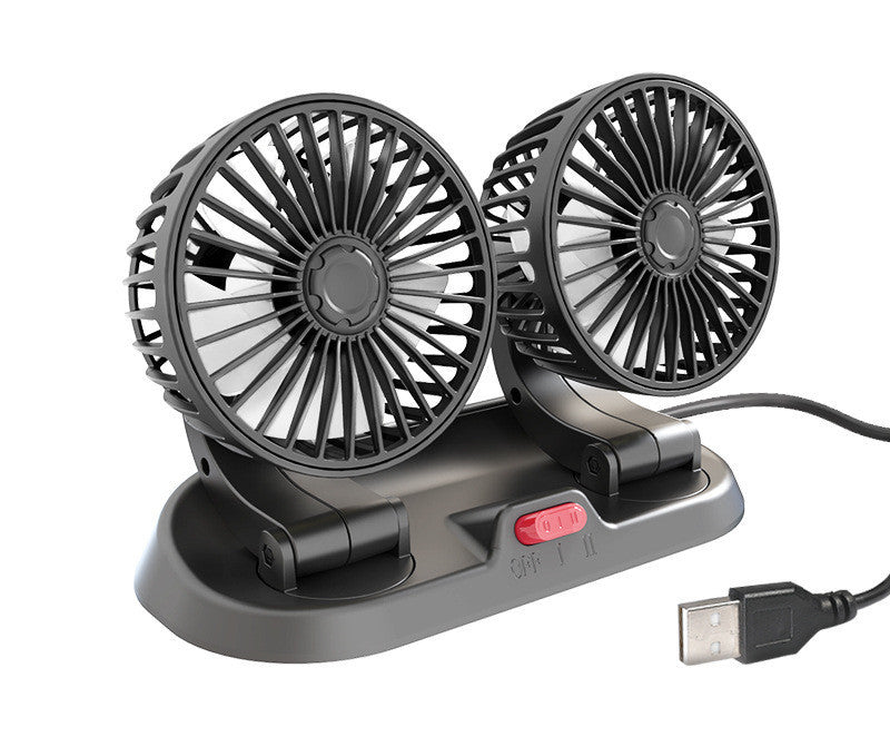 F410 Double Head Folding Fan | Stornfield