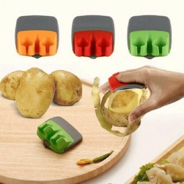 Two-finger shaved fruit peeler | Stornfield
