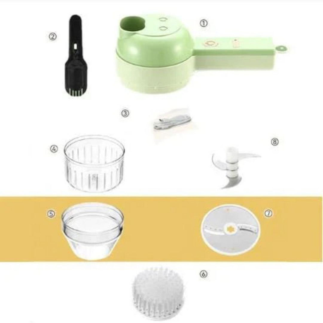 4-in-1 Turbo Kitchen Rocket — Revolutionize your kitchen and enjoy lightning-fast freedom from chopping stress! | Stornfield