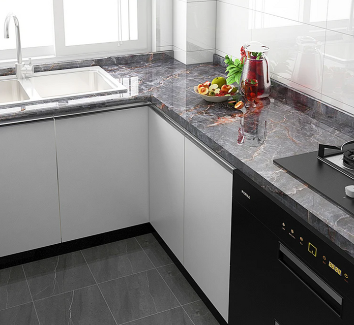 MarbraGuard – Self-adhesive oil-resistant kitchen film Stornfield