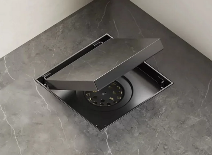 AquaShield Square Stainless Steel Floor Drain Stornfield