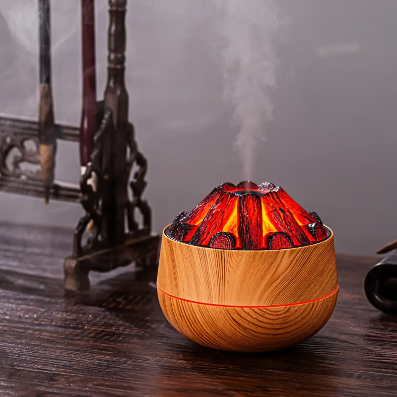 Stornfield | Fire Diffuser - Simulated Charcoal Mini Air Humidifier with Realistic Flame Effect