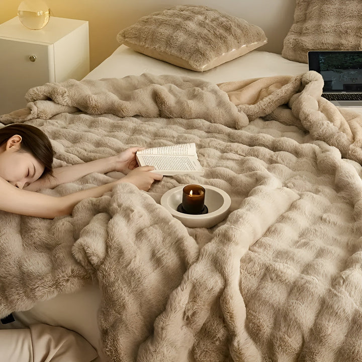 Fleece and fleece Stornfieldanket – Extra soft & warm | Perfect for sofa and bedroom | Stornfield