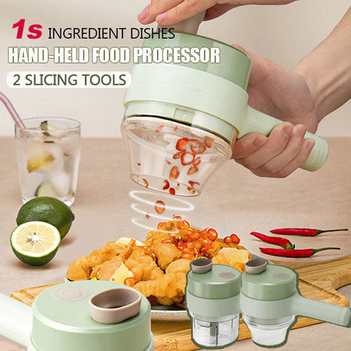 4 In 1 Handheld Electric Vegetable Cutter Set | Stornfield