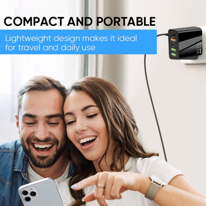 Multi-Port Adapter 65W Fast Charger - US Standard | Stornfield