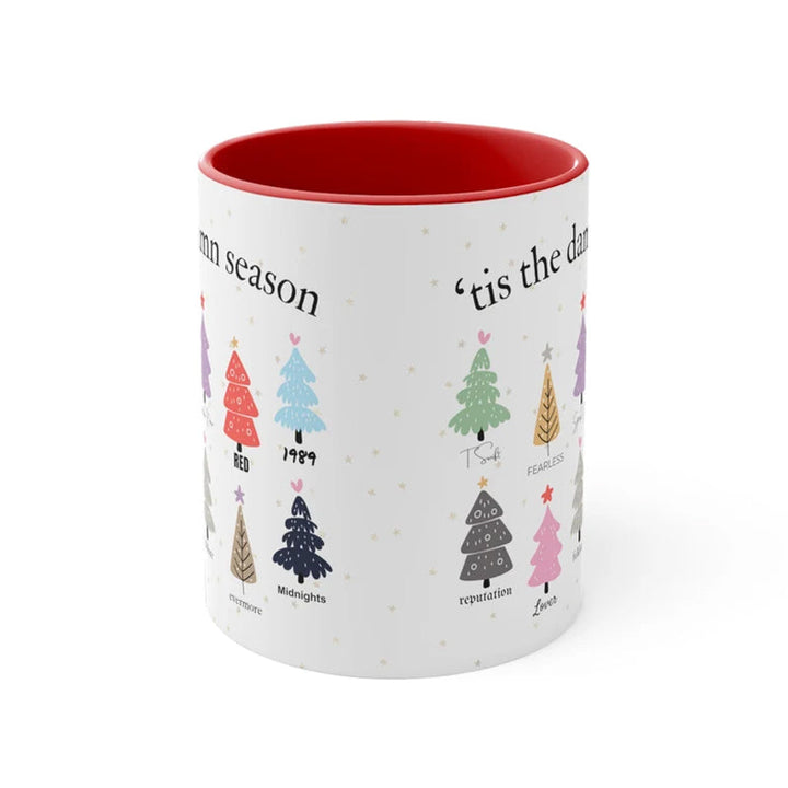 Tis The Damn Season Christmas Mug - Christmas Tree Music Albums | Stornfield