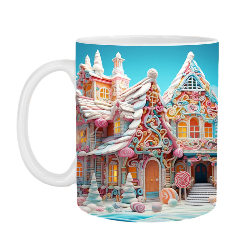 Christmas 3D Gingerman Ceramic Coffee Mug | Stornfield