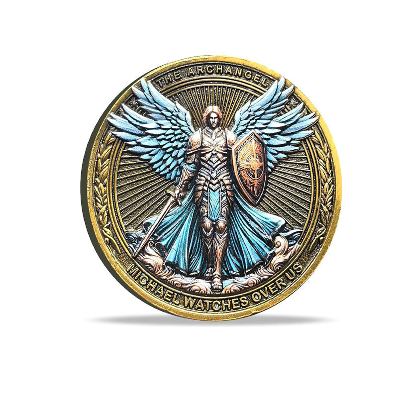 Stornfield | Archangel Michael Watches Over Us Challenge Coin
