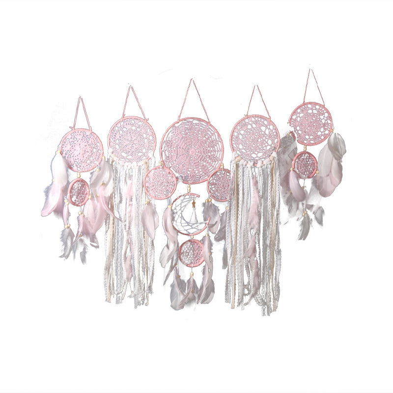 Dreamcatcher moon and stars hang above the bed (5 PCS) Stornfield