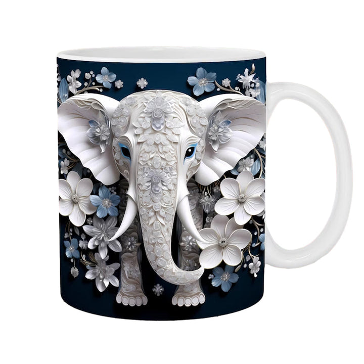 Stornfield | 3D Elephant Flower Mug