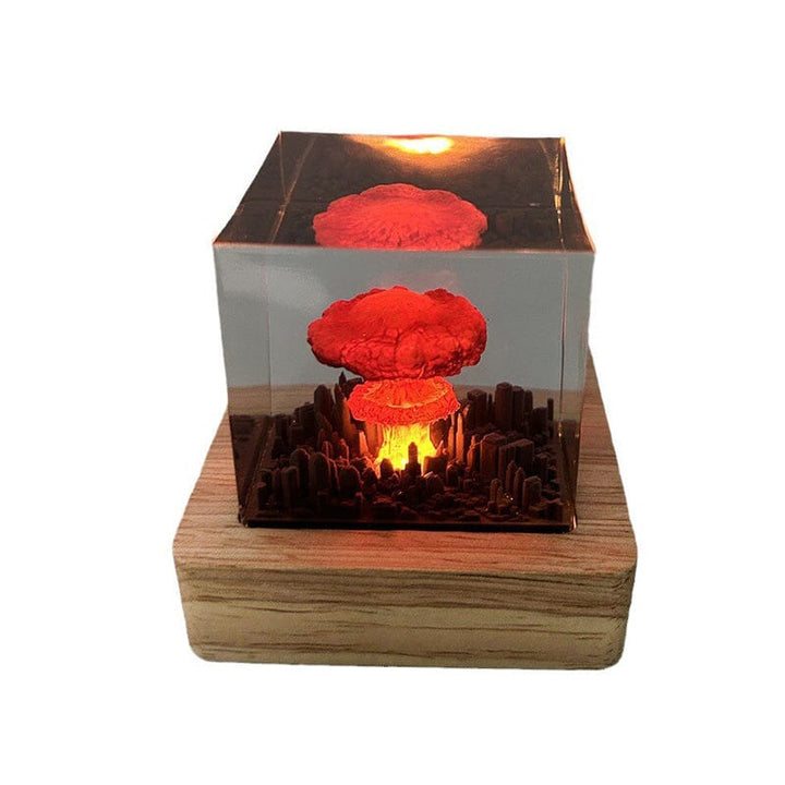 Resin Lamp With Explosive Bombs | Stornfield