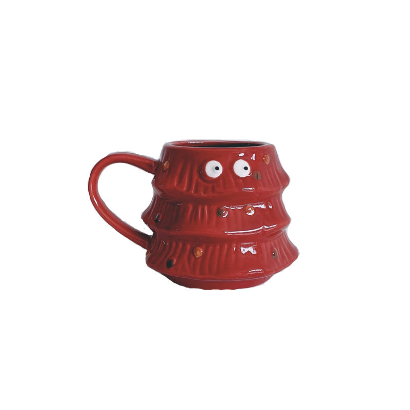 Creative Big Eyes Christmas Tree Mug | Stornfield
