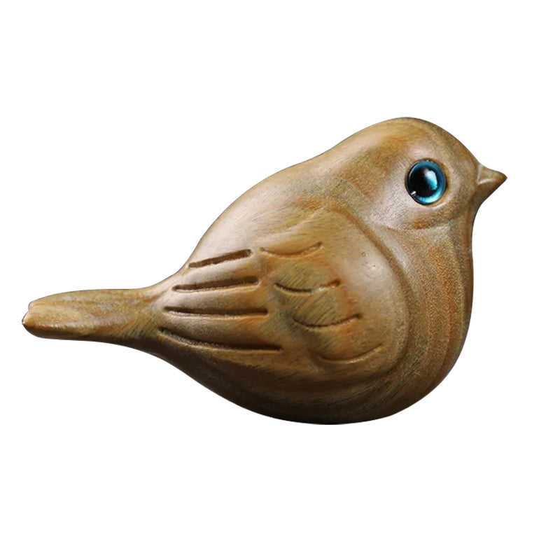 Oiseau sculpté en bois fait main Stornfield