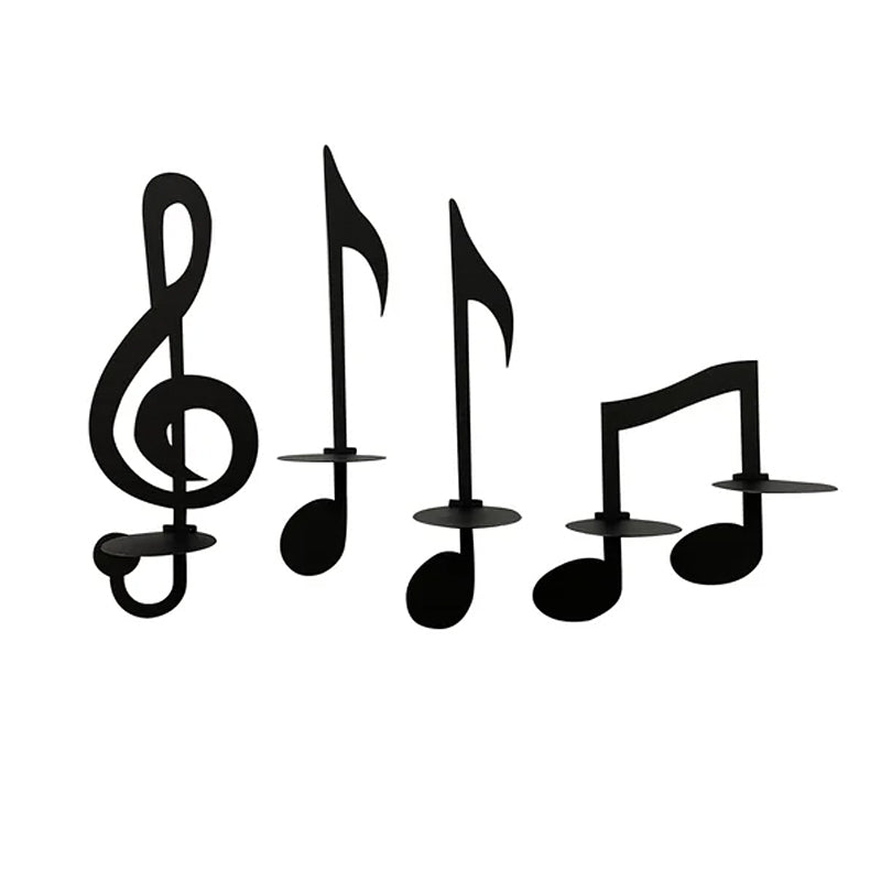 Stornfield | 🎼 Black Musical Note Wall Lamp