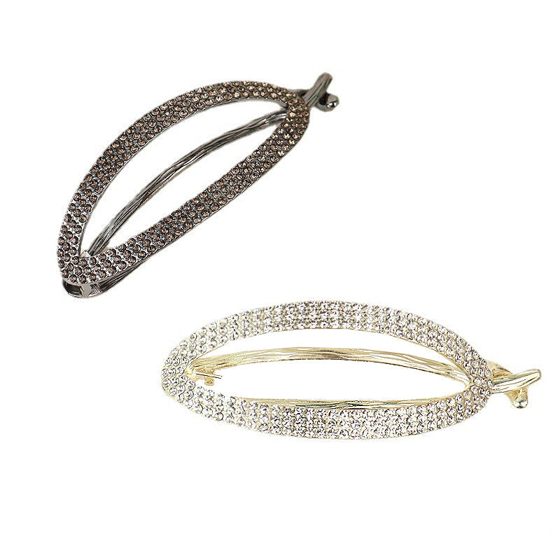Sparkling Curved Minimalist Hair Buckle | Stornfield