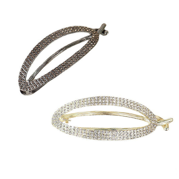 Sparkling Curved Minimalist Hair Buckle | Stornfield