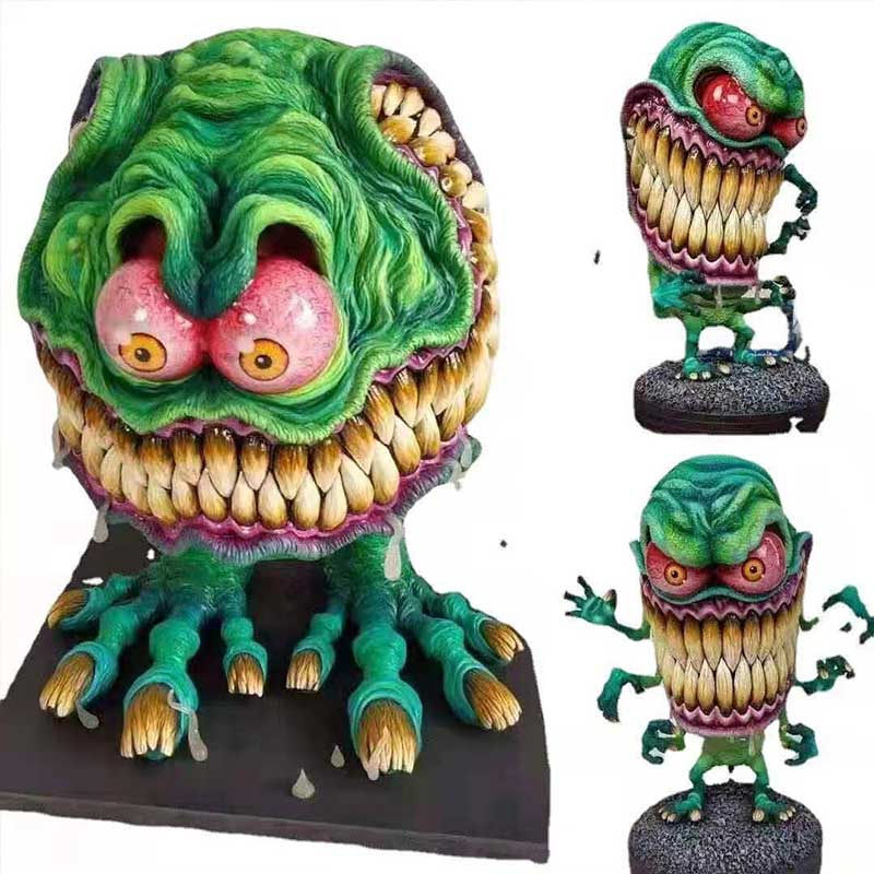Angry Big Mouth Monster Statues | Stornfield