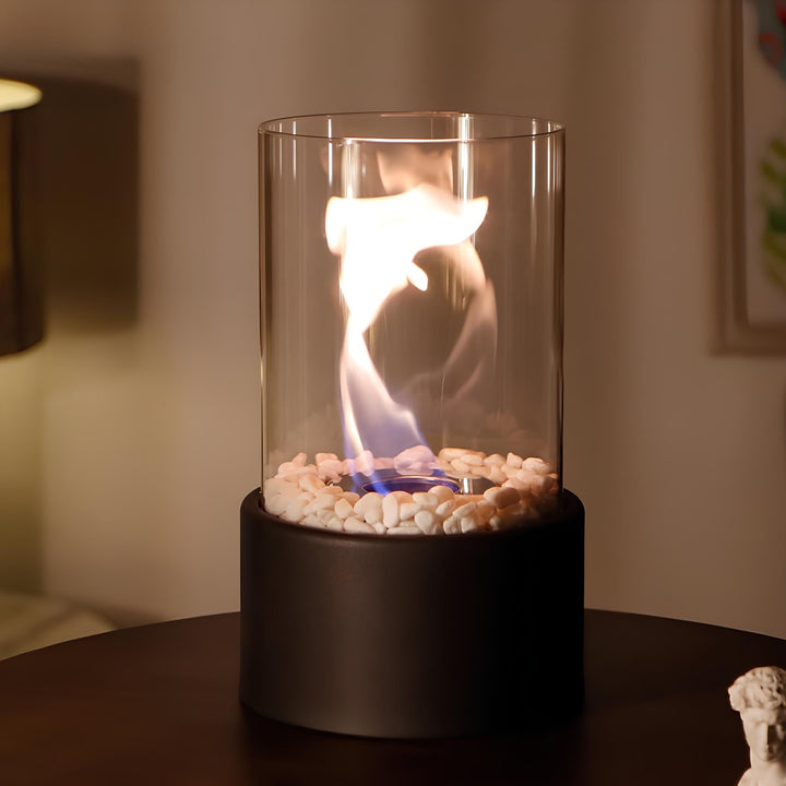 Classic Oil Lamp with Open Flame - Lumora | Stornfield