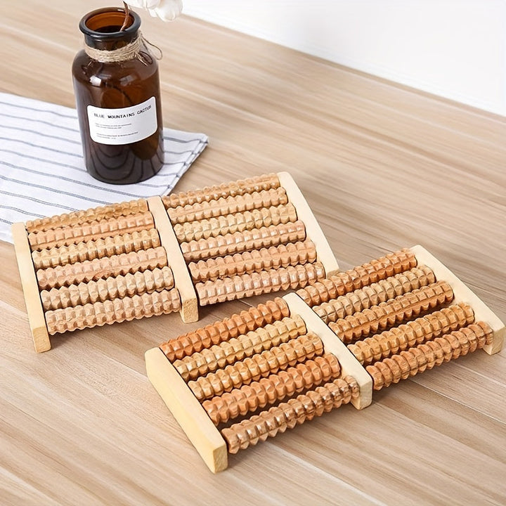 Wooden Foot Roller – Reduce Tension and Stimulate Blood Circulation | Stornfield