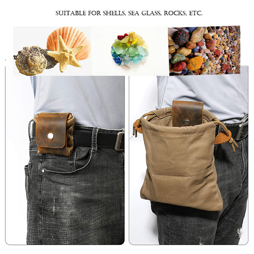 Dimoohome™ Leather and canvas bushcraft bag | Stornfield
