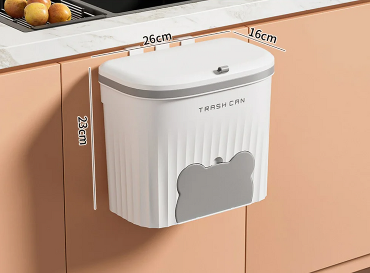 EcoBin Kitchen & Bathroom Wall Trash Can – 8.5L / 12L with Lid Stornfield