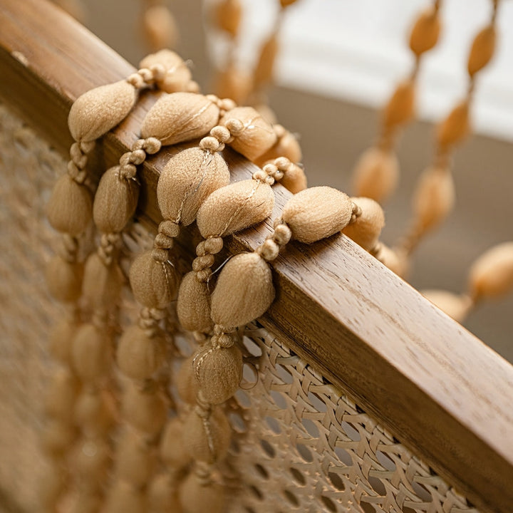 BohoDream Bed Canopy with Pearls for Bedroom or Play Area | Stornfield