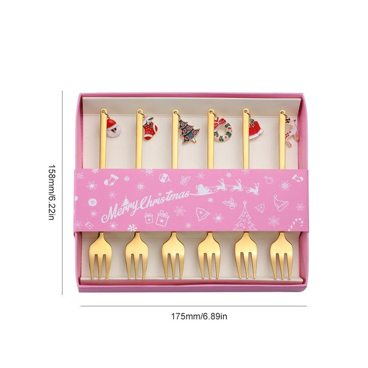 Christmas Decorations for Home - Christmas Metal Spoon Gift Set | Stornfield