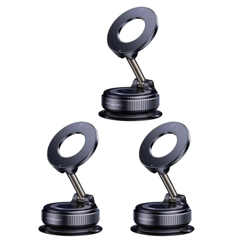 LumaTrust Magnetic Car Phone Holder with Vacuum Suction Power | Stornfield