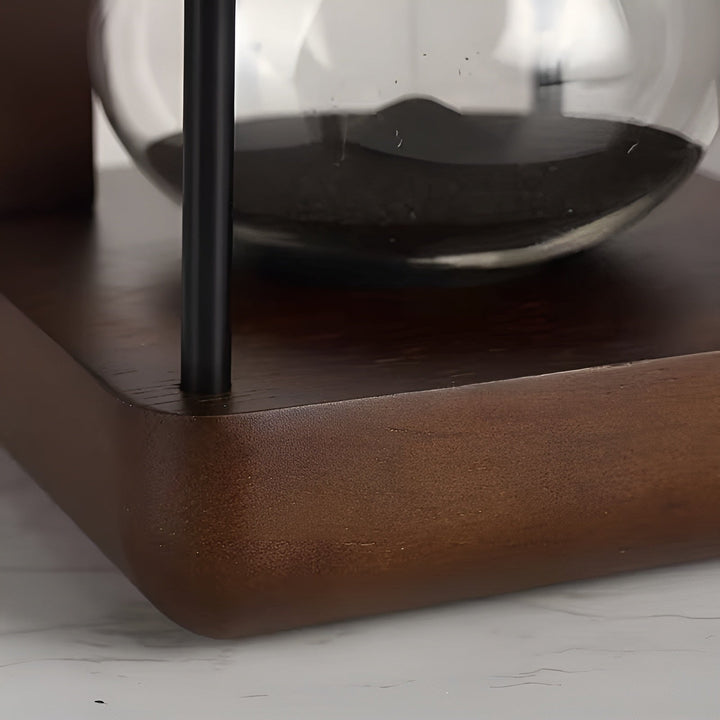 Hourglass with Solid Wood Frame – High Quality and Decorative | 30 Minutes for Office, Desk, and Home | Stornfield