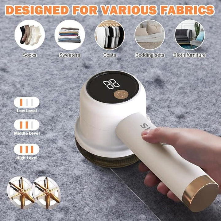 Digital Display Fabric Shaver Stornfield