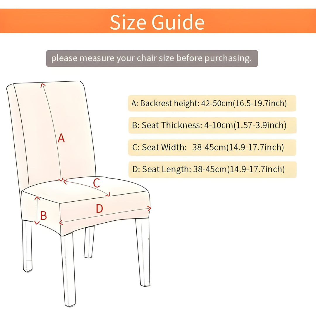 SherpaFit Chair Cover - Cozy Elastic Sherpa Dining Chair Cover | Stornfield